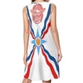 thumbnail image 2 of Assyrian Flag Spring Summer Dresses for Women Fashion T-shirt Dress Casual Sleeveless Loose Sundress with Pockets, 2 of 5