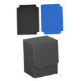 thumbnail image 4 of DYNWAVECA Trading Card Deck Box Game Card Case for Baseball Card TCG Collectible Cards Gray, 4 of 10