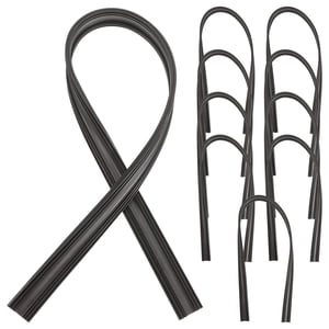10Pcs Automobile Windshield Wiper Blades Refills Rubber Strips Wiper Strip