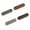 Yellow brown dark br, variant on Ywmsfl 4Pcs Sewing on Craft Labels with Pre-Punched Holes for Garments Bag Hat Clothing Decoration 7x2cm