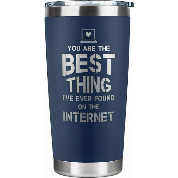 Gifts for Him, Boyfriend, Husband - Boyfriend, Husband Gifts - Anniversary, Valentines, Birthday, Christmas Gift Ideas for Him - Love Romantic Gift Ideas for Him - 20 Oz Stainless Steel Tumbler