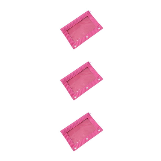 Kearding Práctica bolsa con cremallera para almacenar y organizar documentos Bolsa de almacenamiento de documentos Bolsa para documentos rosa Type1 NO1