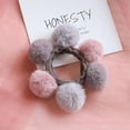 thumbnail image 6 of Pretyzoom 2-Pack Plush Hair Accessories for Girls, Soft Hair Holders in Assorted Colors, Stylish and Comfortable, 6 of 8