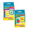Set of 2 Early Learning Flash Cards Alphabet Letters Colors Educational Skills !