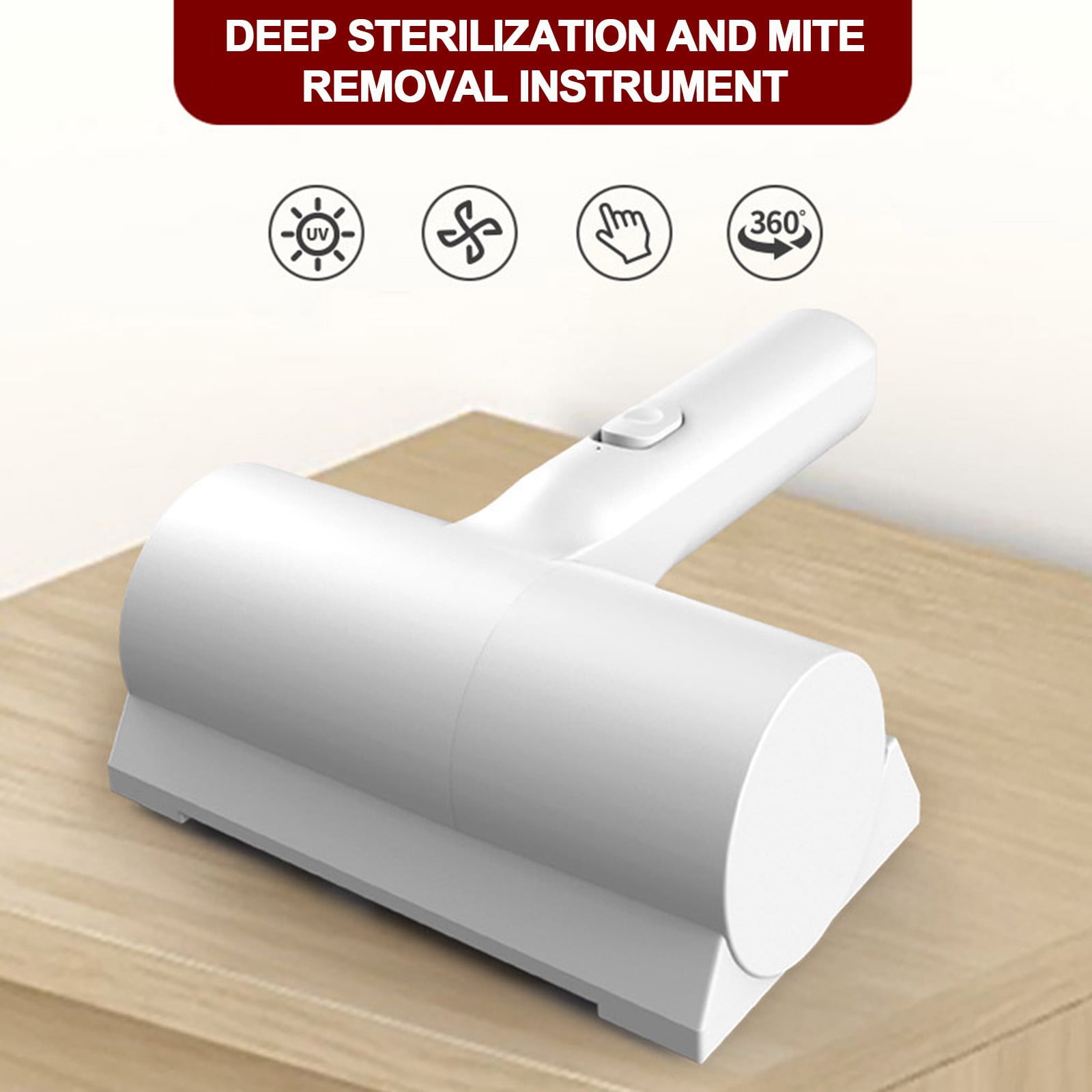 Chamoist Mattress Vacuum Cleaner Uv Sanitizing,Couch Cleaner Machine,Bed Vacuum Cleaner Uv Sanitizing,Wireless Remover Vacuum Cleaner Household Bed Sterilizer Remover Artifact Handheld Remover