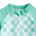thumbnail image 4 of Tkrady Baby Boys One Piece Swimsuits Summer Cute Cartoon Comfortable Long Sleeve Beachwear Sunscreen Swimsuit Cap, Sizes 0-3 Years, 4 of 7