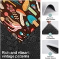 thumbnail image 3 of Colorful Mushroom Floral Brown Pattern Kitchen Rugs Sets Of 3,Kitchen Runner Rugs Non Skid Washable,Decorative Kitchen Floor Mats for Kitchen,Sink,Laundry,17"x30"+ 17"x47" + 17"x59", 3 of 6