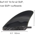 thumbnail image 1 of Yimiti 4.6 '' Surfing Fin Center Fin for Stand Up Paddle Board Surfboard Tail Rudder,Black, 1 of 9