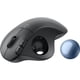 thumbnail image 5 of Logitech ERGO M575S Ratón Trackball Inalámbrico, Ratón ERGOnómico Inalámbrico, Cómodo Control por Pulgar, Seguimiento Preciso (Negro+bola Azul), 5 of 8