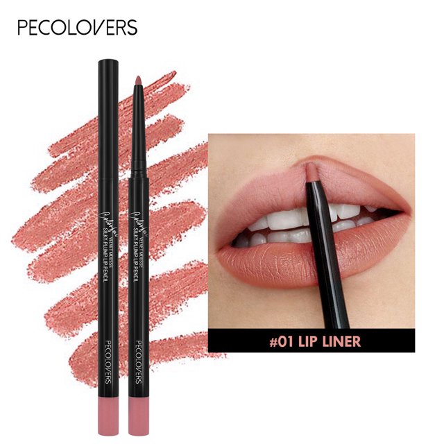 Lápiz Delineador de labios mate resistente al agua, tinte de contorno rojo, lápiz labial de larga duración, taza antiadherente, maquillaje de labios hidratante, 12 colores