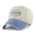 thumbnail image 2 of Men's '47 Khaki Indianapolis Colts Breaking Trail Clean Up Adjustable Hat, 2 of 4