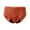 Brick Red, variant on Underwear Mid Waist Solid Color Breathable Absorbent Crotch Underwear Non Latex Waist Trainer for Women