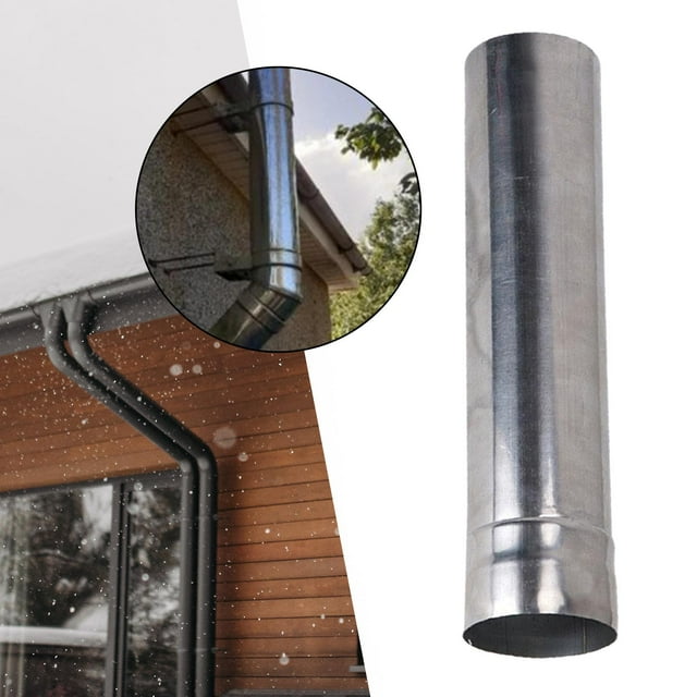 Tuyau Portable, Tuyau de Cheminée Tuyau d'Évacuation de Tente Chaude Tube d'Extension de Conduit de Foyer pour la Randonnée, Prise de Tente Extérieure, Brûleur, Four 6cmx30cm