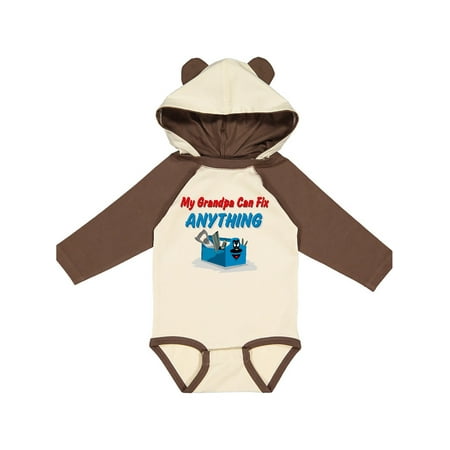 

Inktastic Fix Anything Grandpa Gift Baby Boy or Baby Girl Long Sleeve Bodysuit