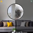 thumbnail image 4 of Espejo de pared redondo inteligente con forma de Luna, espejo de maquillaje ligero Led, para dormitorio, baño, tocador, regalo, 4 of 5