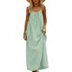 thumbnail image 5 of Una Línea Vestidos de Verano para las Mujeres 2025 sin Mangas Cami Espagueti Correa Vestidos para las Mujeres Vestido de Sol Largo Flujo, 5 of 9