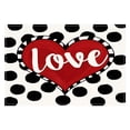 thumbnail image 1 of asddcavvf Valentine's Day Car & Table Mats Festive Table With Heat Linen Print for Parties Ideal for Home & Restaurant Use for Lovers F Small Mats for Tables, 1 of 4