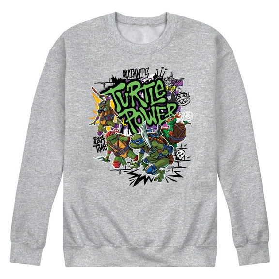 Teenage Mutant Ninja Turtles - Turtle Power - Men's Crew Fleece Sweatshirt
