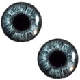 thumbnail image 2 of Sparkling Gray Human Glass Eyes, 2 of 5