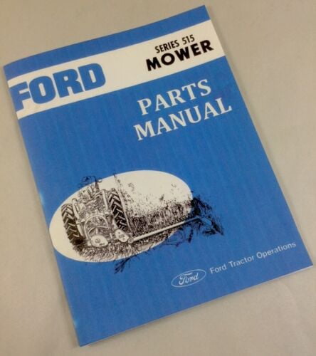 Ford Service Manual Wobble Drive 515 Rear Attached Mower *599,600