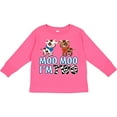 thumbnail image 3 of Inktastic Moo Moo I'm 2 with Cute Holstein Cows Boys or Girls Long Sleeve Toddler T-Shirt, 3 of 5