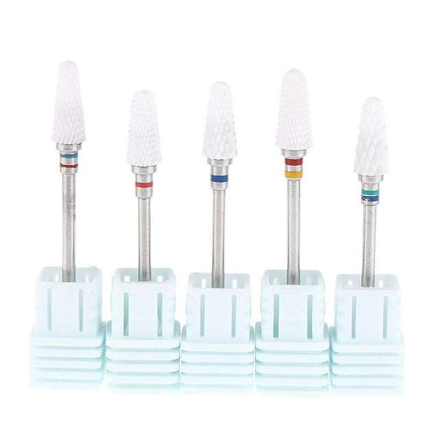 Broca De Cerámica Sunnimix 5x Brocas De 3/32 Pulg Para Brocas De Cerámica Profesionales De Manicura Herramientas profesionales de manicura