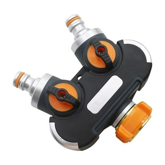 Durable 2-ways Water Splitters Valve Garden Irrigation Connectors Agriculture Tools Outdoor Water Control Valve 1 Pc ,Easy to Use