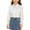 A-White, variant on Girls' Button Down Shirt Lace Ruffle Peter Pan Collar School Uniform Blouse Bubble Flared Cuff Long Sleeve Wrinkle Resistant Dress Shirt D-White