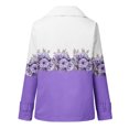 thumbnail image 5 of LSLJS Women's Fashion Long Sleeve Pocket Plush Button Coat, 5 of 5