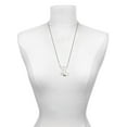 thumbnail image 3 of Delight Jewelry Cheer Heart with AB Crystal Silvertone Dream Big Pendant Necklace, 25", 3 of 4