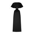 thumbnail image 4 of Mrat Womens Dresses Spring Mode Femmes Robe Longue Décontractée à Manches Courtes Robes Mignonnes S-998 Noir m, 4 of 8