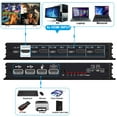 thumbnail image 6 of For HDMI 4 Input 1 Output Multi-viewer Supports HDCP 1.4, USB KVM Control for Monitoring Systems and Multimedia Displays, 6 of 9
