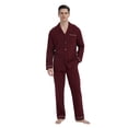 thumbnail image 3 of GLOBAL Mens Cotton Knit Sleepwear Matching Pajamas Set for Couple Loungewear,Sizes S to XXL, 3 of 6