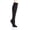 Black, variant on MeMoi Women's Cotton Blend Solid Knit Knee High Socks - Womens - Female, One Size, Black