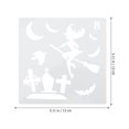 thumbnail image 4 of EeaseCA 9pcs Halloween Stencils Template Faces Stencil DIY Plastic Drawing Template, 4 of 7