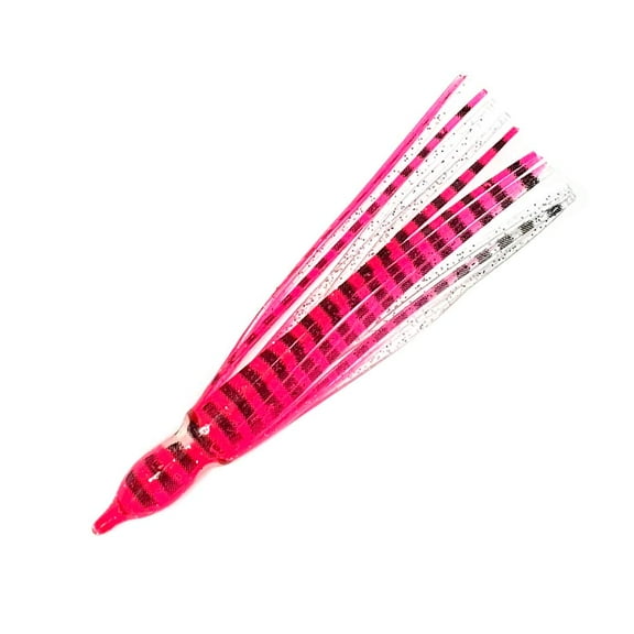 4.5" Squid Skirts - Pink Tiger #21-40 Pieces