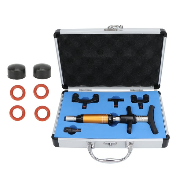 Manual Chiropractic Adjusting Tool 10 Gears Strength Joint Pain Relief Spine Adjustment Correction MassagerBlack