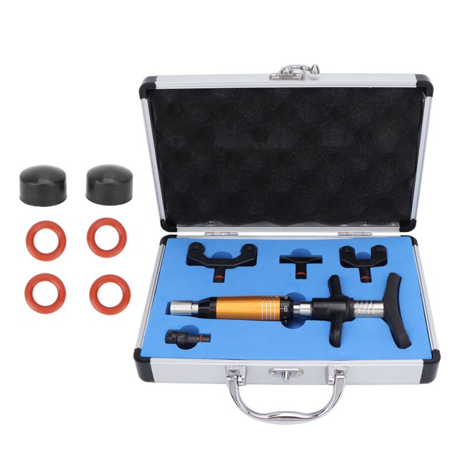 Chiropractic Adjustment Tool, Spine Adjusting Tool Stainless Steel Ergonomic Handheld With Function Head For Thoracic Syndrome Gold