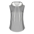 thumbnail image 3 of ameIAEA Womens Sleeveless Hooded Sweatshirts Summer Casual Drawstring Shirts Soft Workout Pullover Tops, 3 of 4