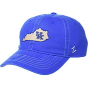 Zephyr NCAA Kentucky Wildcats Unisex Warren Relaxed Dad Hat, Primary Team Color, Adjustable