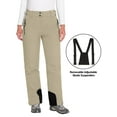 thumbnail image 2 of Mapamyumco Women's Ski Bibs Waterproof Insulated Snowboard Pants, Windproof Snow Pants with Detachable Suspenders Cornstalk XS, 2 of 7