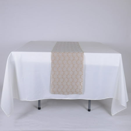 Calla Lili - Burlap Table Runner ( 14 inch x 108 inches )