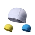 thumbnail image 4 of Gorro de calavera de secado rápido para deportes, gorro de ciclismo de alta elasticidad, diadema, banda para el sudor para hombre y mujer (azul cielo), 4 of 4