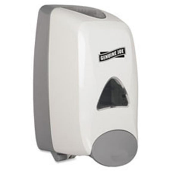 Genuine Joe  Soap Dispenser,One Hand Push, 1250 mL, Gray