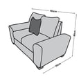 thumbnail image 4 of Love seat El Bazar Store Islandia Lino Beige 2 plazas, Modular, Moderno, Sala, 4 of 4