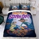 thumbnail image 4 of Scooby Doo Conjunto de sábanas temático, trío de piezas, cómodo y amigable con la piel, diseño único, regalo de decoración para el hogar para familiares, amigos y fans,135cm *200cm, 4 of 6