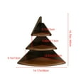 thumbnail image 3 of FeiFu Christmas Tree Shaped Corner Desktop Multi Layer Storage Rack for Kitchen Office Decor Tripod Holds Cups Plants Small Items Festive Design, 3 of 6