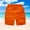 Orange, variant on Tranfacy Kids 1-12 Years Summer Half Pants Solid Pocket Elastic Waist Casual Knee Length Half Pants