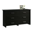 Mainstays Hillside 6Drawer Dresser, Blackwood Finish