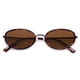 thumbnail image 1 of Gafas de Sol SOJOS SJ1248 Ovaladas Redondas Polarizadas Marrón, 1 of 5